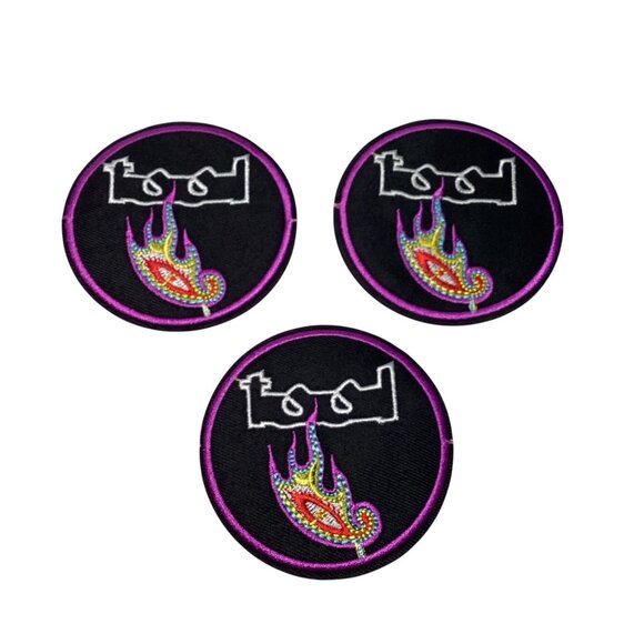 Tool (the band) 3" Eye Logo Patch [Lot of 3 Patches] Embroidered Iron or Sew On - Picture 1 of 2